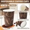 180-pack of 12 oz thickened paper coffee cups, disposable and perfect for hot or cold beverages. Ideal for office, home, and parties.